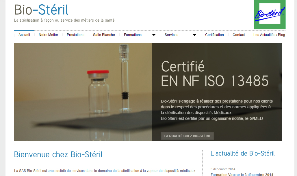 stérilisation à la vapeur des liquides des instruments médicaux