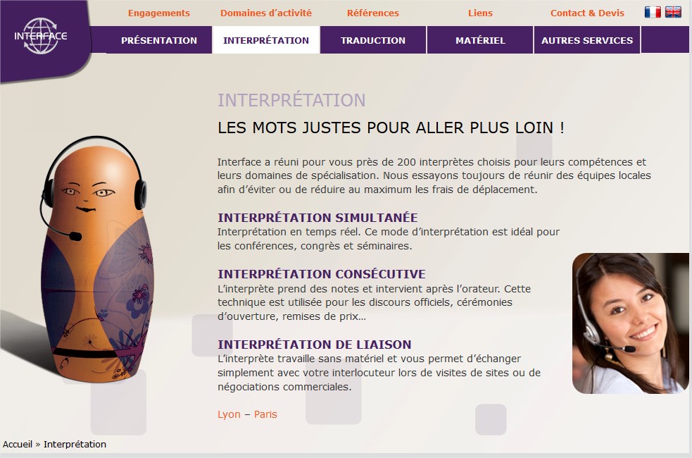 interprétation simultanée Lyon Paris
