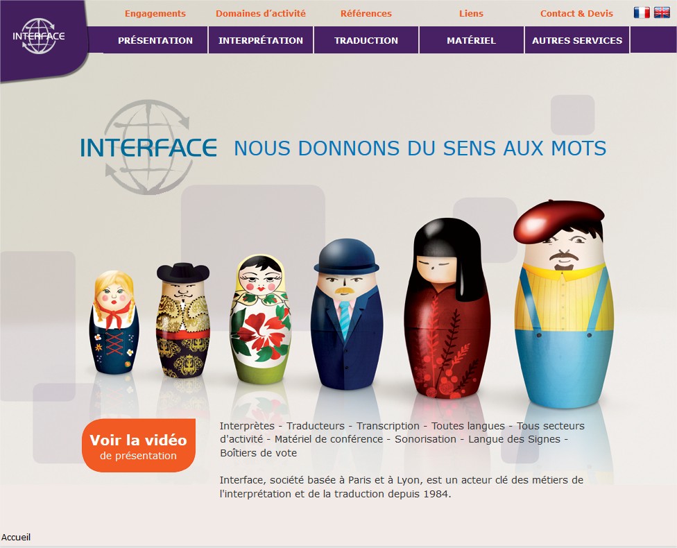 interprete Lyon Paris